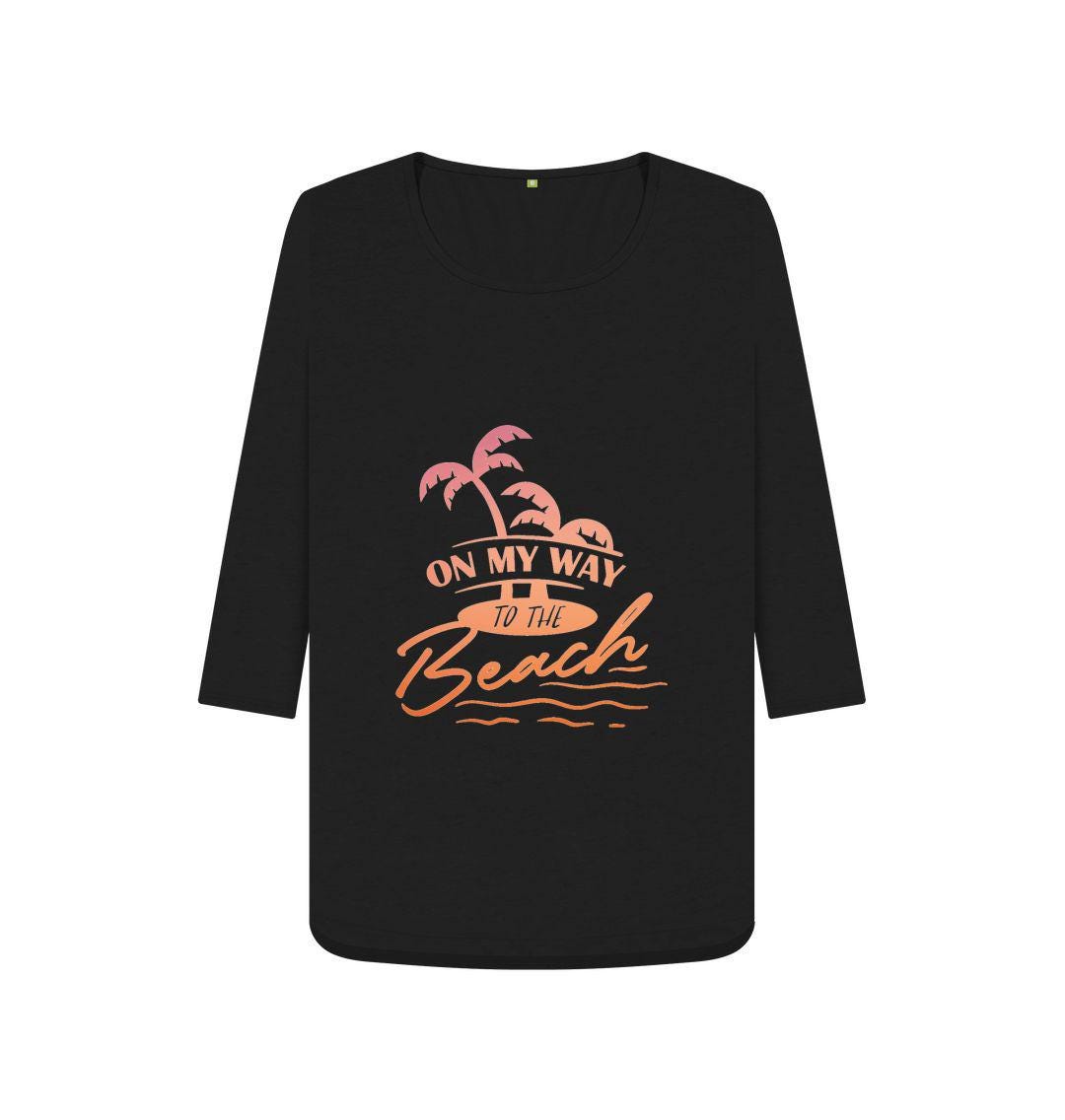 On My Way to the Beach Tee – Women’s Fit | Summer Mood Activated