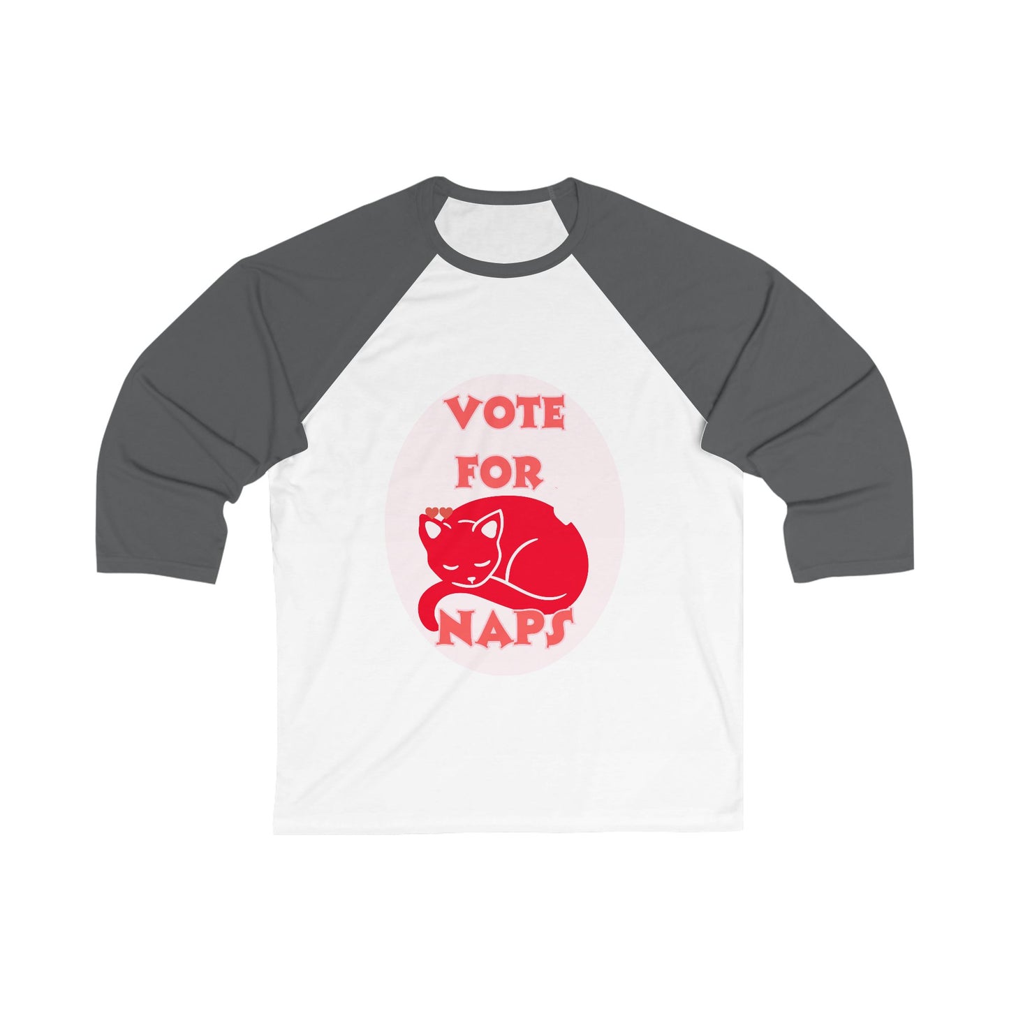 Vote for Naps Baseball Tee — Funny Nap-Lover T-Shirt