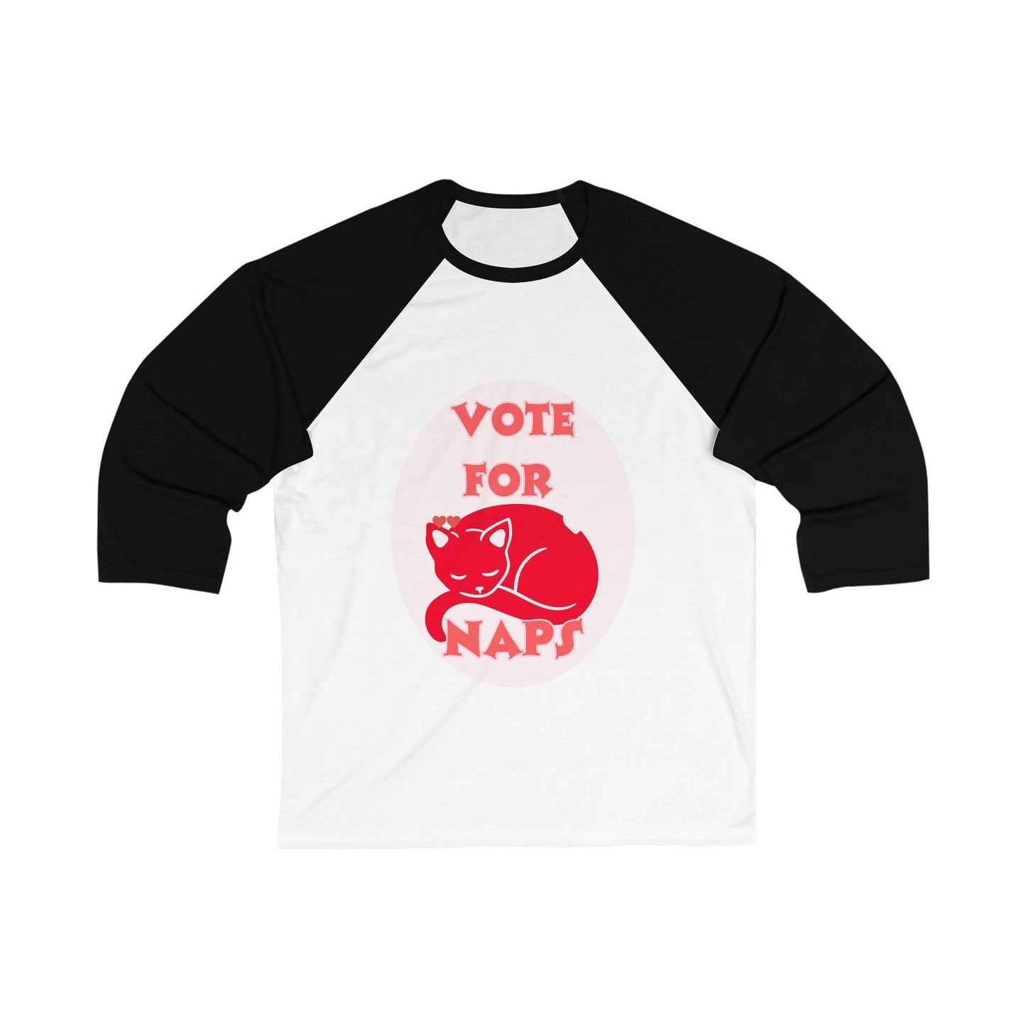 Vote for Naps Baseball Tee — Funny Nap-Lover T-Shirt