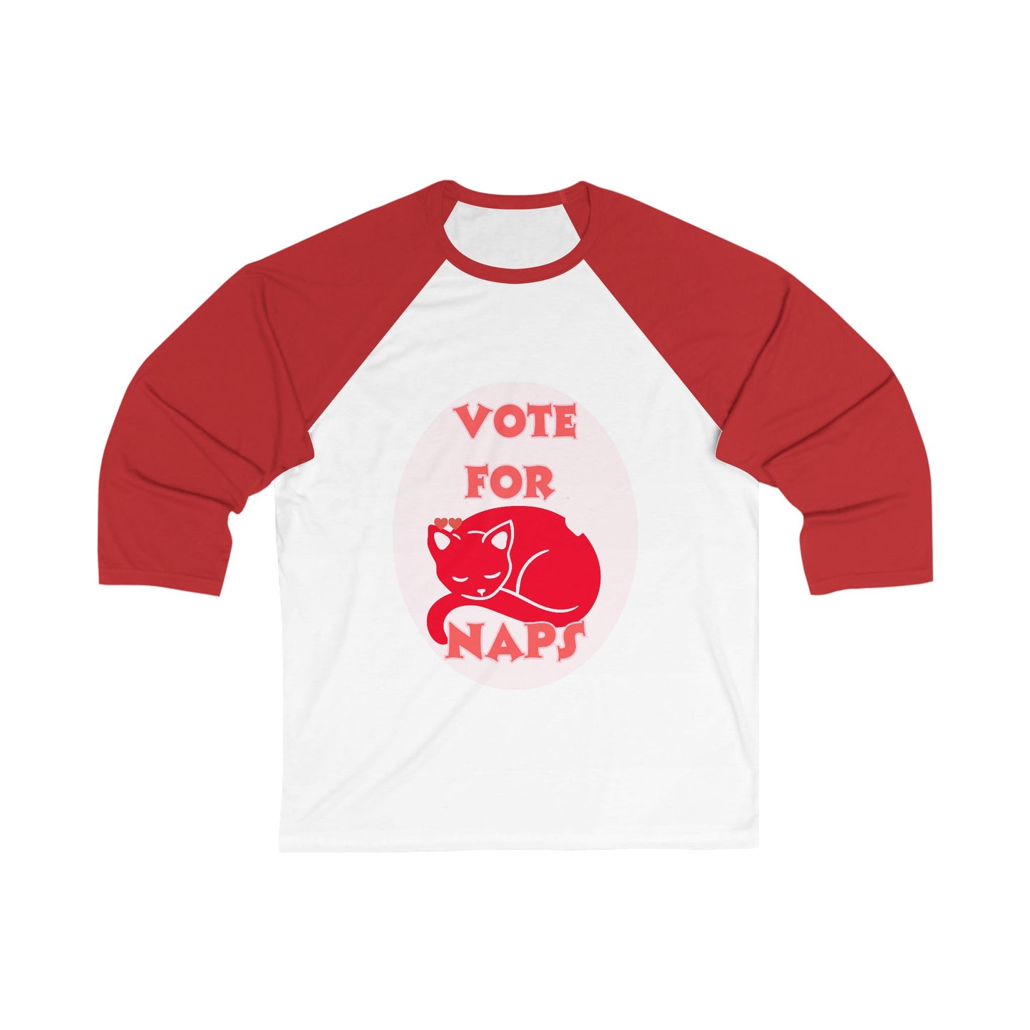 Vote for Naps Baseball Tee — Funny Nap-Lover T-Shirt