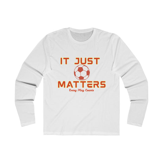 It Just Matters Football Tee  Red & Gold Edition