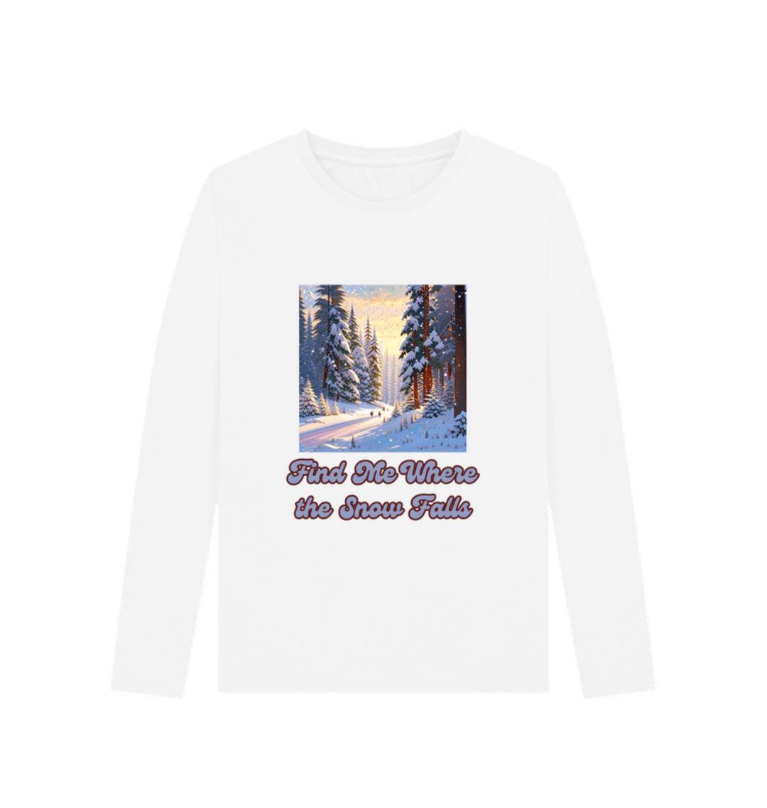Snowfall Escape Long Sleeve – Women’s Fit | Winter Calm