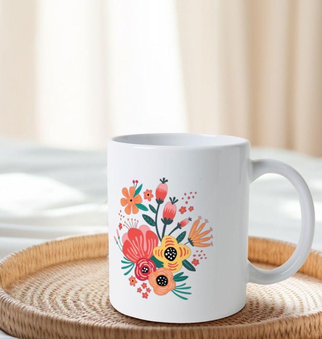 Blossoming Sips Eco Mug – Floral Power in a Cup
