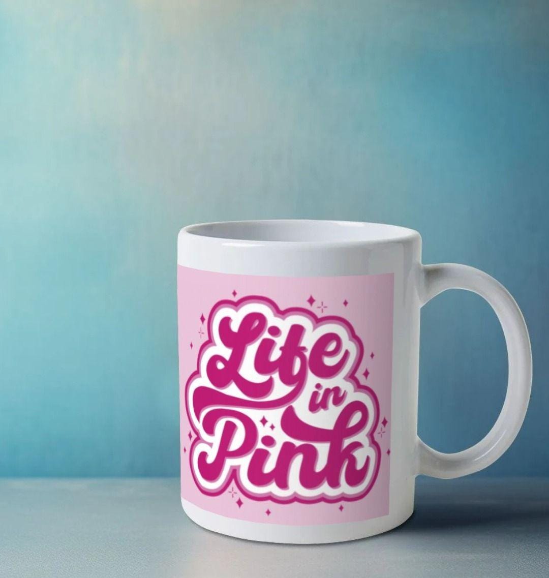 Life In Pink Eco Mug – Rosy Vibes Only