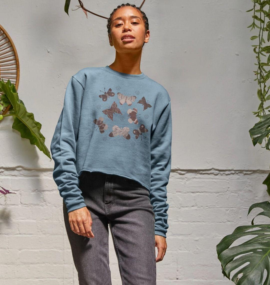 Butterflies Boxy Tee – Women’s Fit | Light but Loud