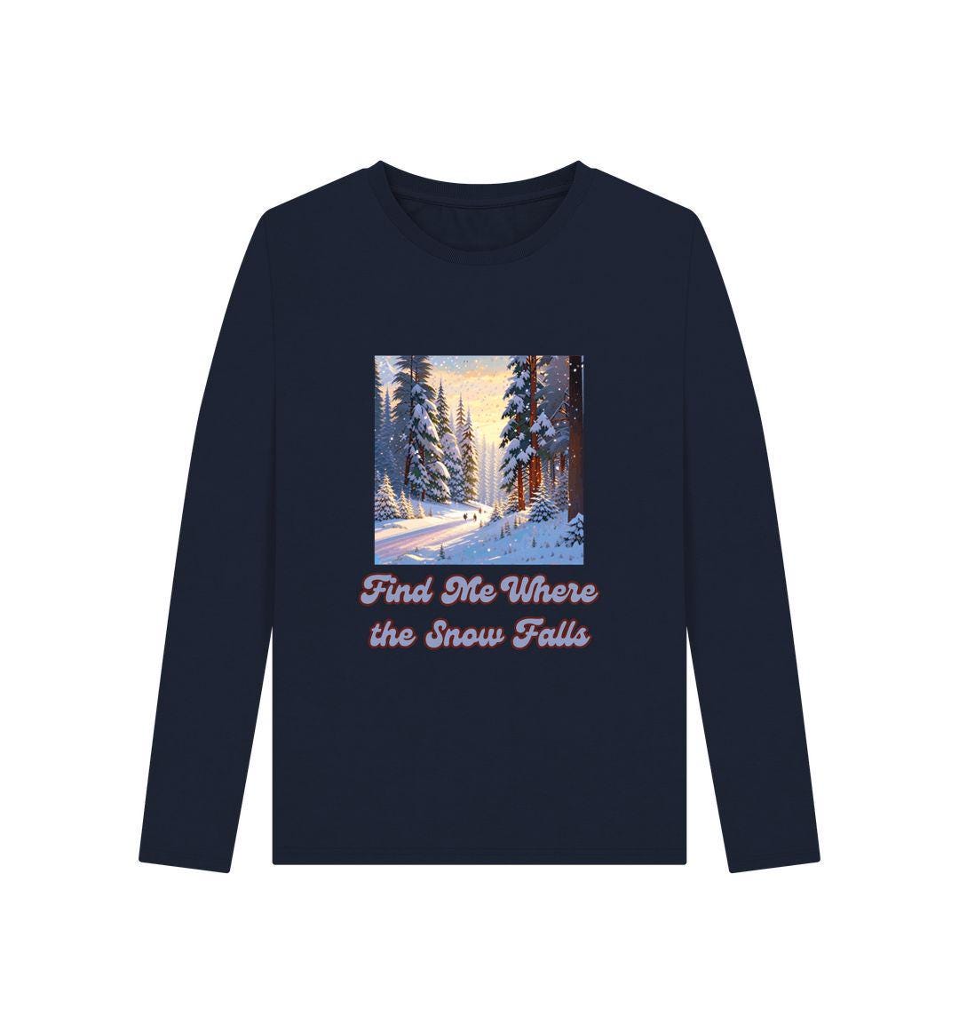 Snowfall Escape Long Sleeve – Women’s Fit | Winter Calm