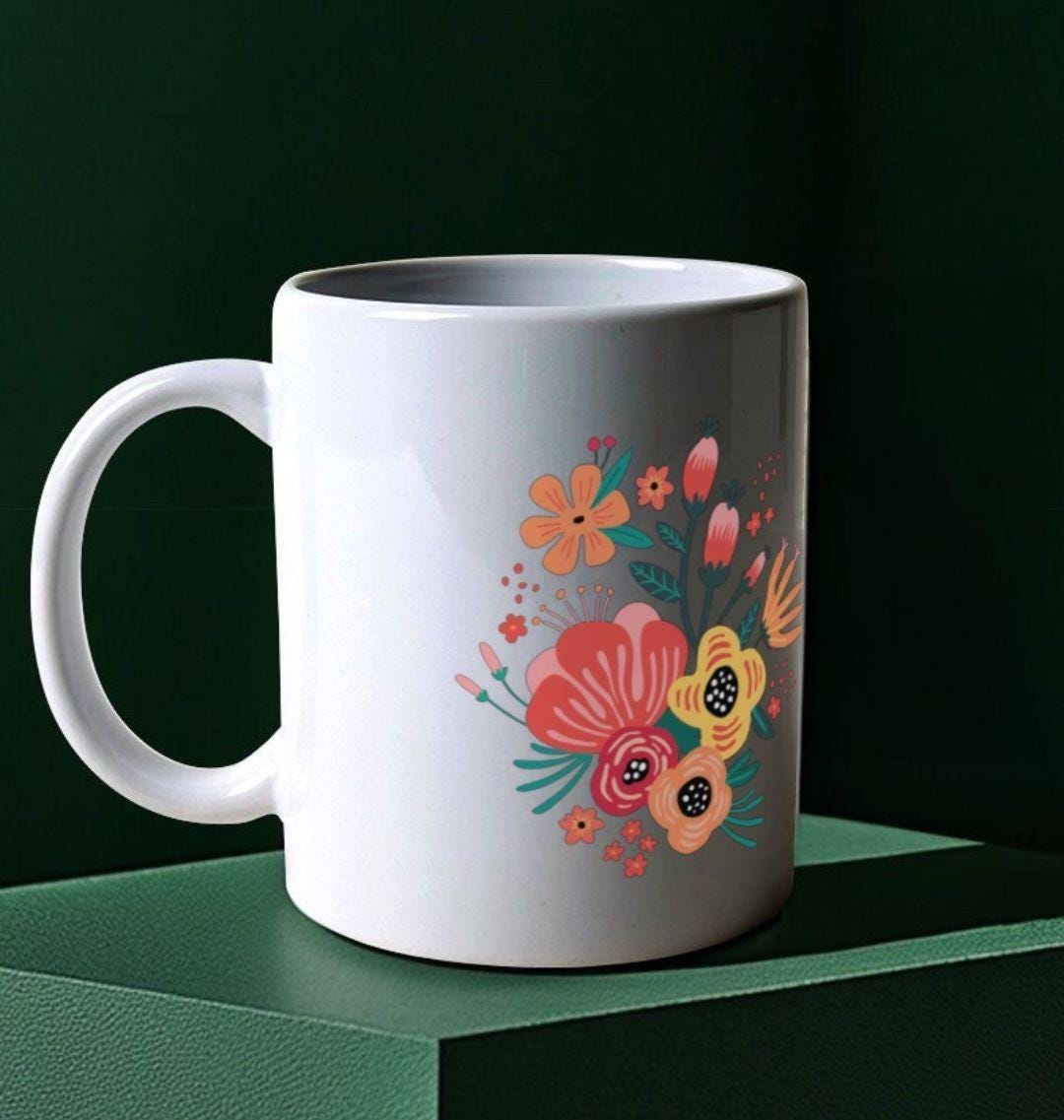 Blossoming Sips Eco Mug – Floral Power in a Cup