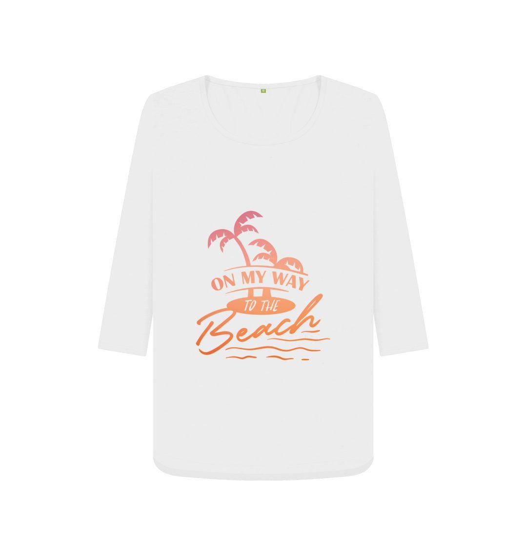 On My Way to the Beach Tee – Women’s Fit | Summer Mood Activated