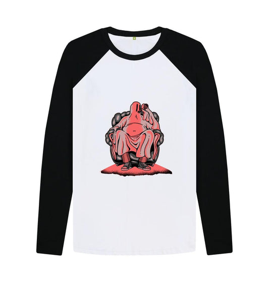 Chic Planet By Kat Wells Men's Baseball Ghost T-shirt