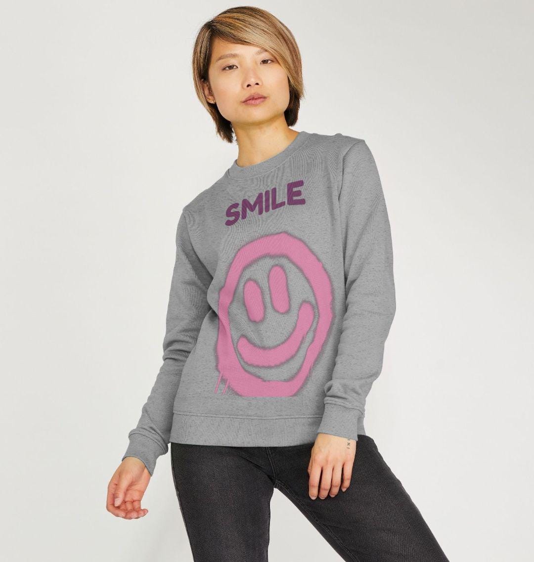 Smile Crewneck Jumper – Women’s Fit | Soft Strength